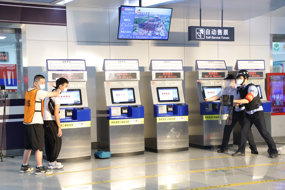 演練現場。林夕榆攝