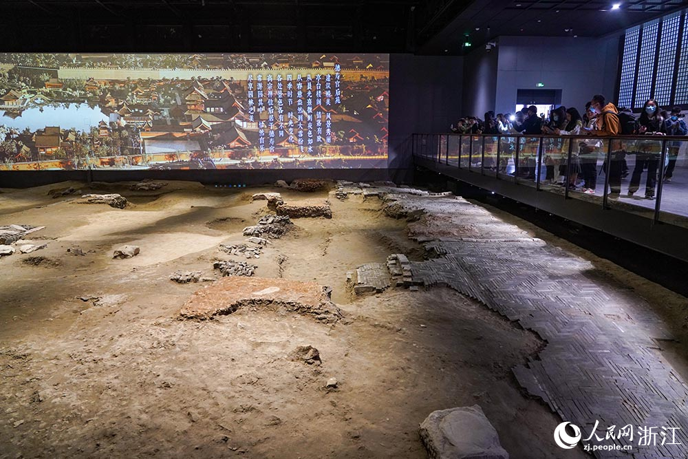 南宋德壽宮遺址博物館。人民網 章勇濤攝