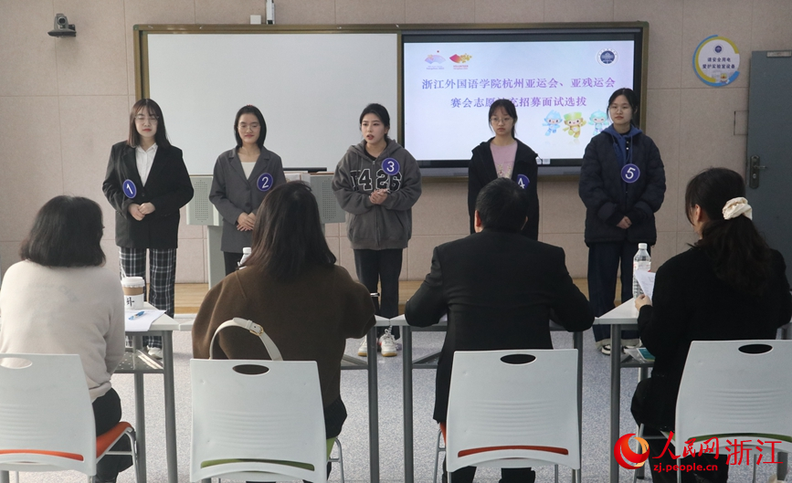 面試現場。人民網 張帆攝