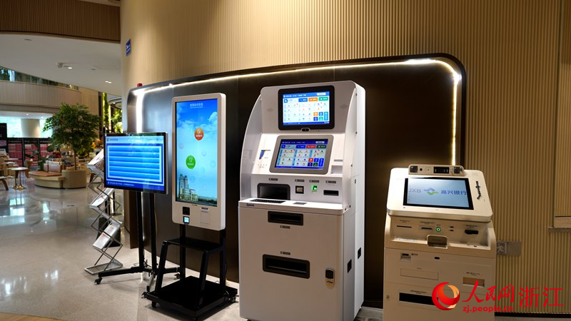 “長三角一網通辦”機器。人民網 陳陸洵攝