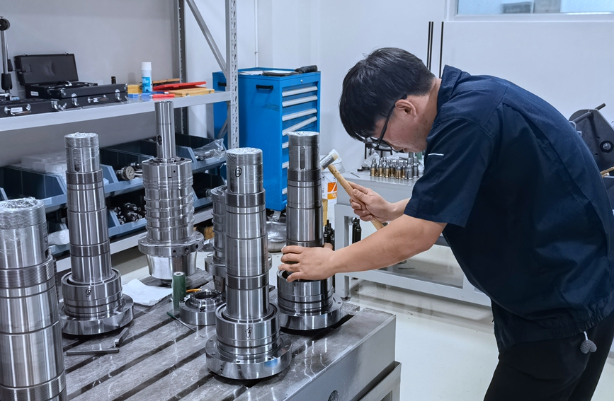 亞資科技股份有限公司生產車間。人民網記者 張帆攝