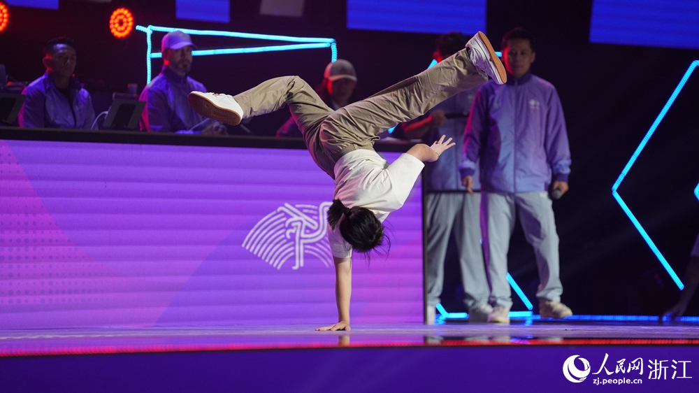 劉清漪在比賽中。人民網 陳陸洵攝