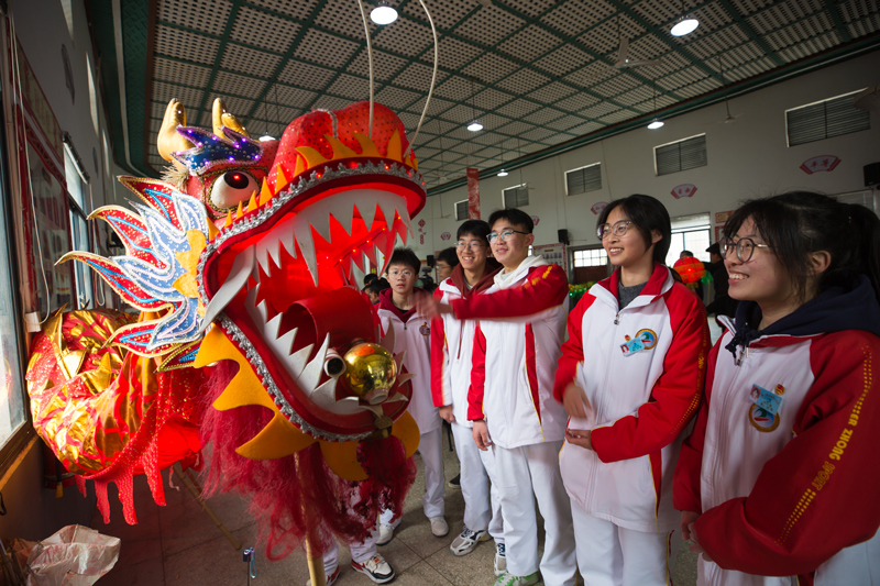 舞彩龍現場。淳安縣委宣傳部供圖