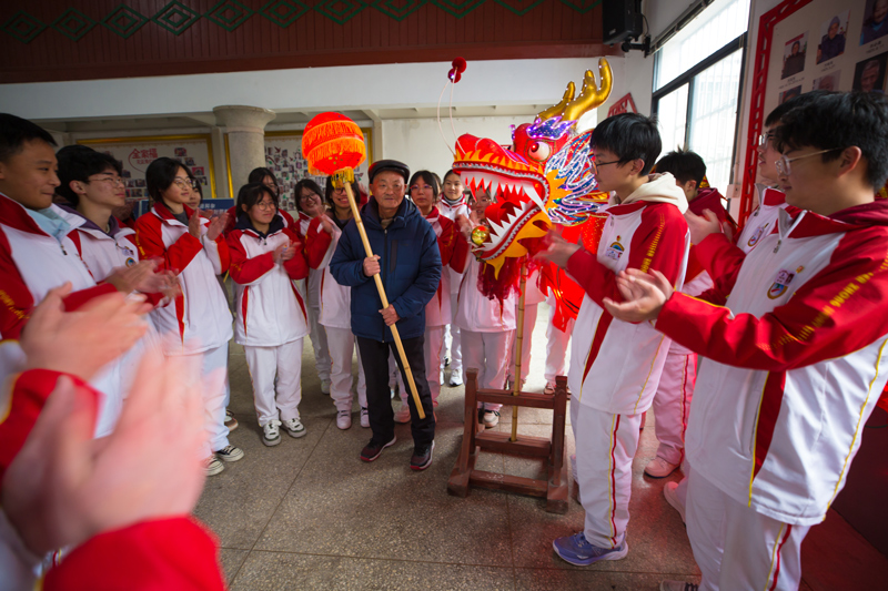 舞彩龍現場。淳安縣委宣傳部供圖