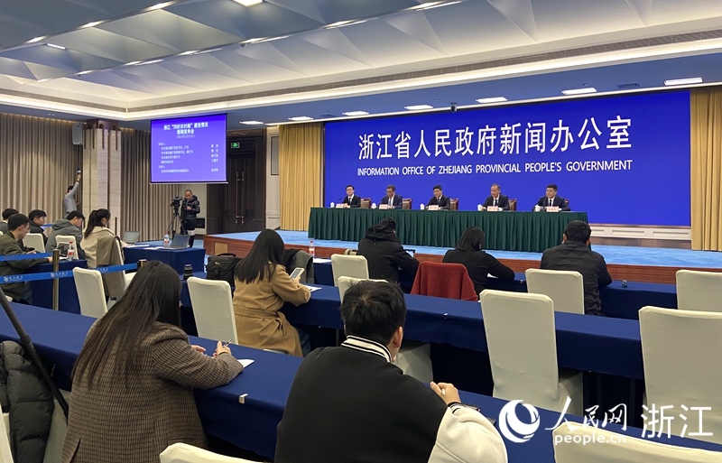 3月11日上午，浙江“四好農村路”建設情況新聞發布會舉行。人民網 方彭依夢攝