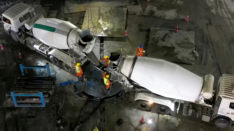 施工現場。浙交建設供圖