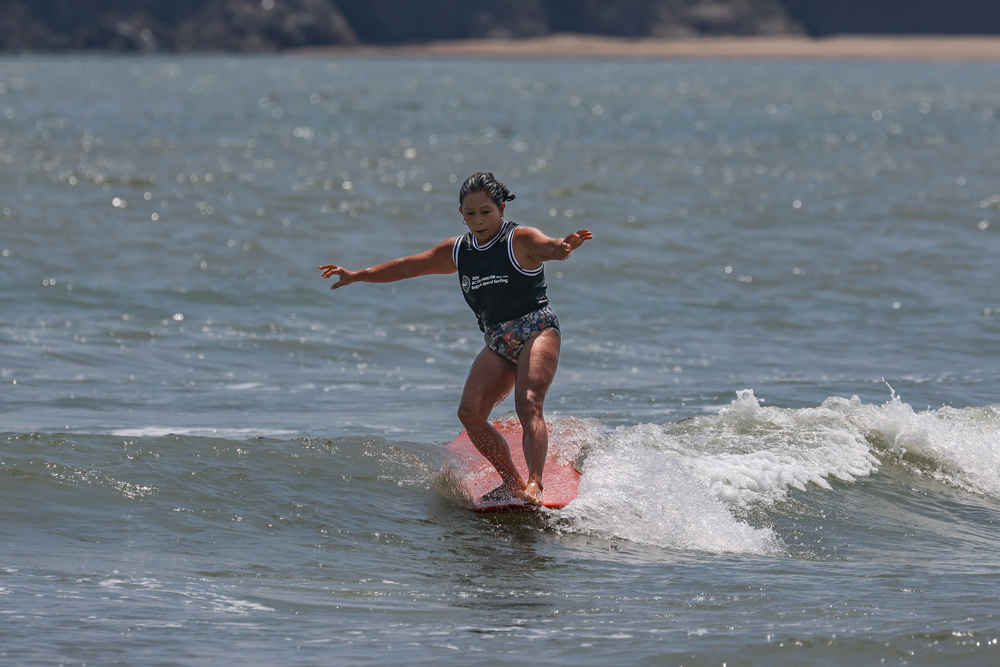 女子長板組、短板組雙冠軍Daisy在比賽中。Tim Hain攝