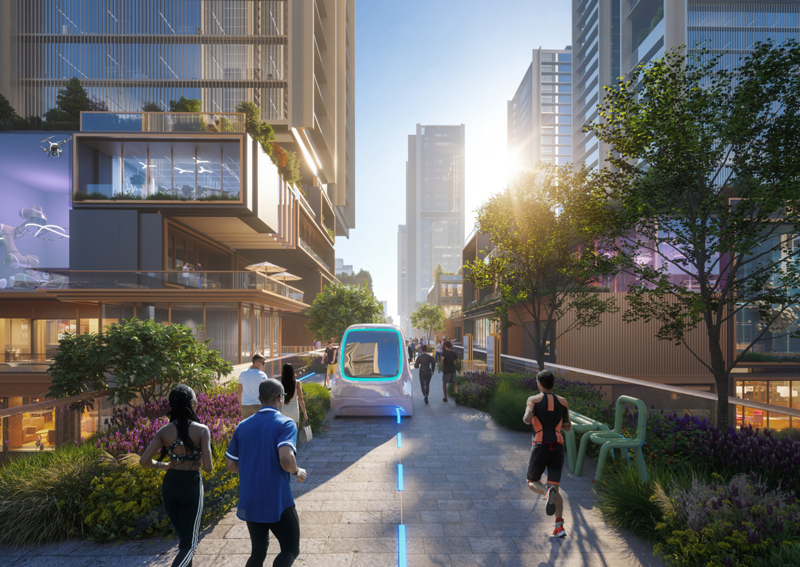 商業街區采取小街區密路網形式。余杭區供圖