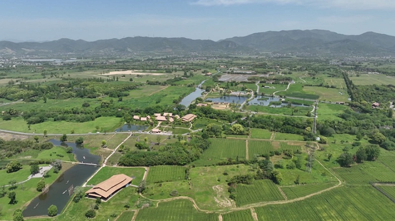 良渚古城遺址公園。余杭區委宣傳部供圖