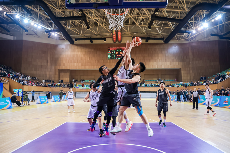 首屆百場“村BA”籃球賽決賽。安吉縣委宣傳部供圖