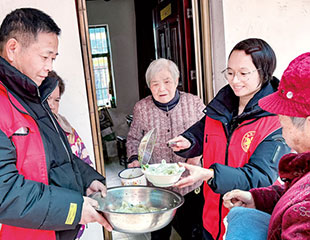 一碗熱餃子 暖心又暖“冬”