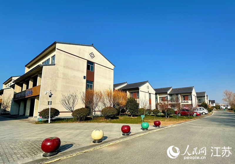 塘橋村排列整齊的小樓房。人民網 周夢嬌攝