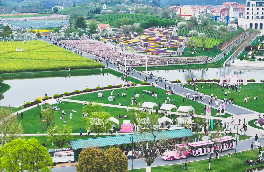 浙江省武義縣花田美地景區。武義縣委宣傳部供圖