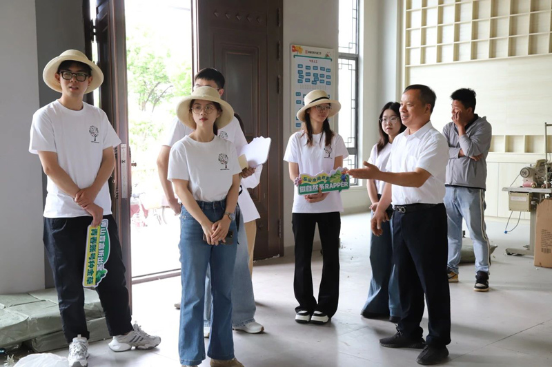 調研活動現場。街道供圖