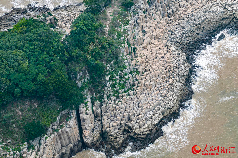 寧波市象山縣花岙島石林景觀。人民網 章勇濤攝