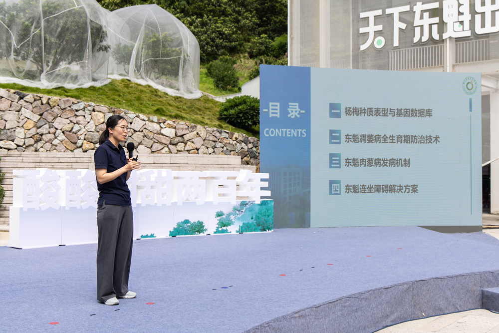 浙江省農科院發布揭榜掛帥研究成果。王敏智攝