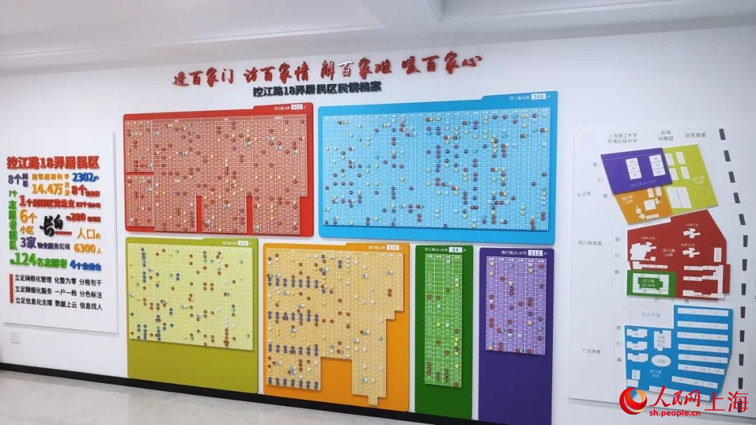 民情“棋盤”的信息一目了然。人民網記者 董志雯攝