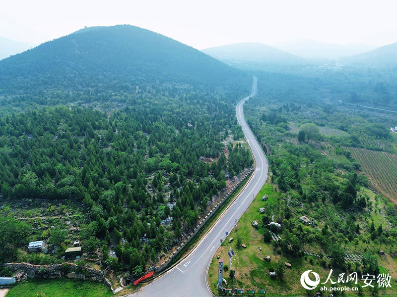 “龍脊天路”入口。 人民網記者 王曉飛攝