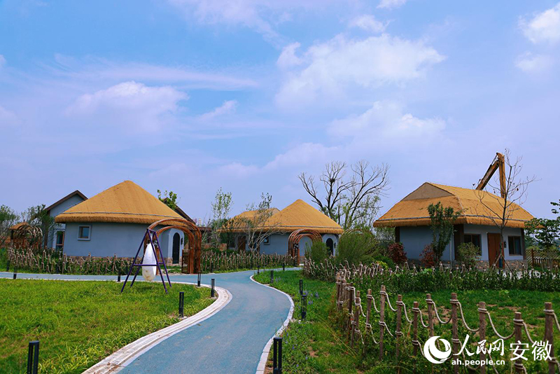 星空田園旅游綜合體里的民宿。人民網記者 王曉飛攝