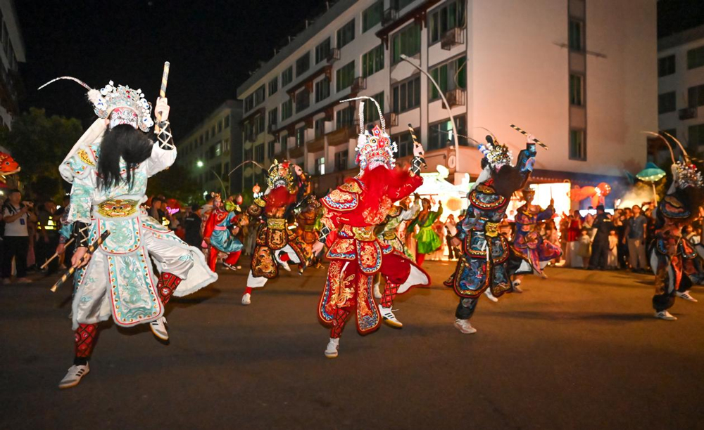 潮汕英歌舞驚艷亮相。夏曉強攝