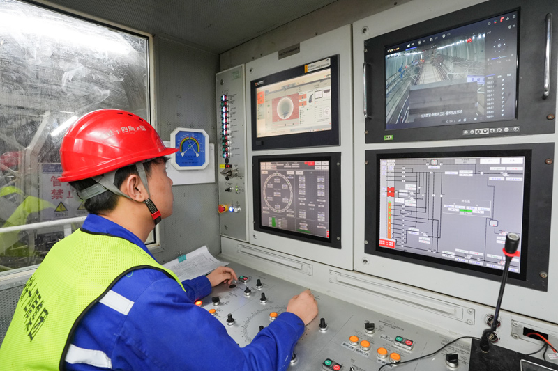 施工現場。中鐵十四局集團供圖