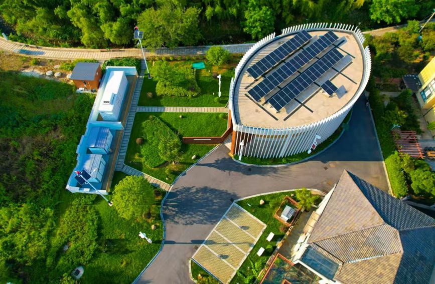 位于余村的安吉綠電服務中心。吳夢璐 攝