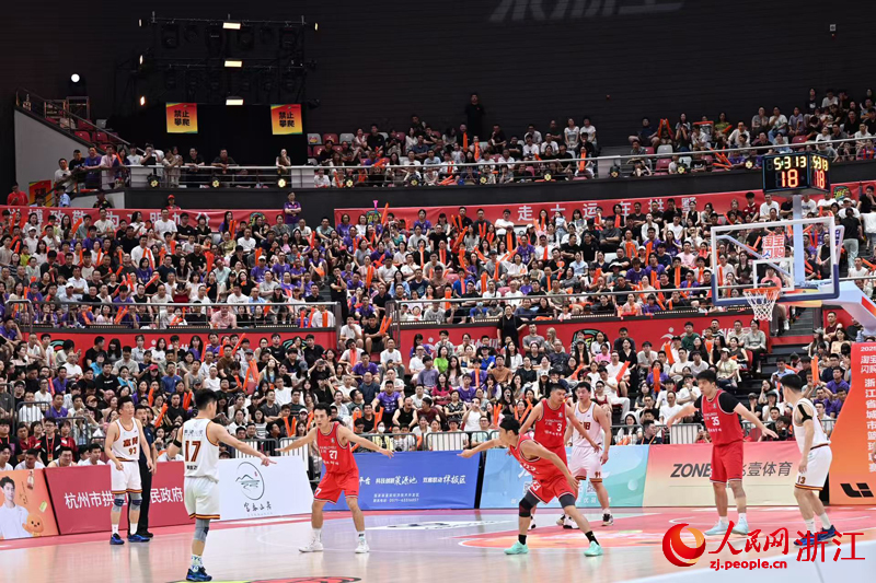 “浙BA”預選賽杭州賽區決賽現場。人民網記者 艾宇韜攝