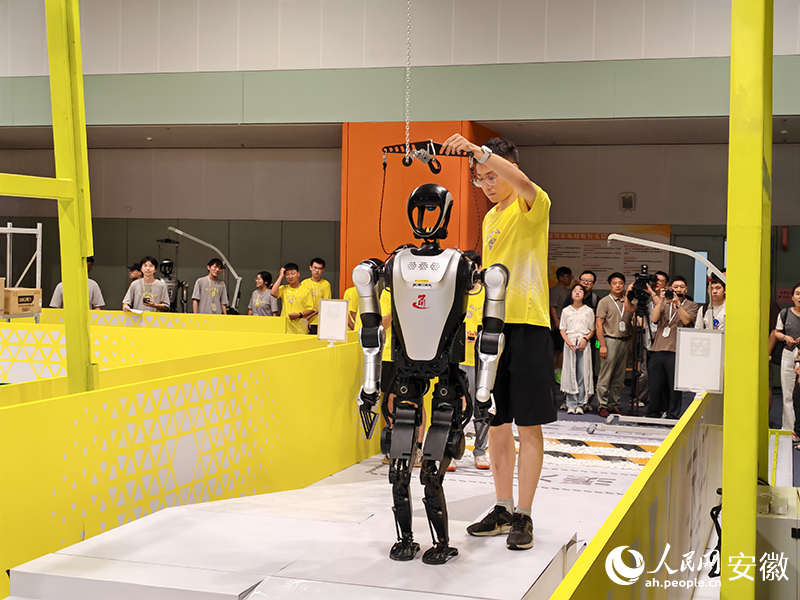 Kuavo機器人參賽項目。人民網 丁紀攝