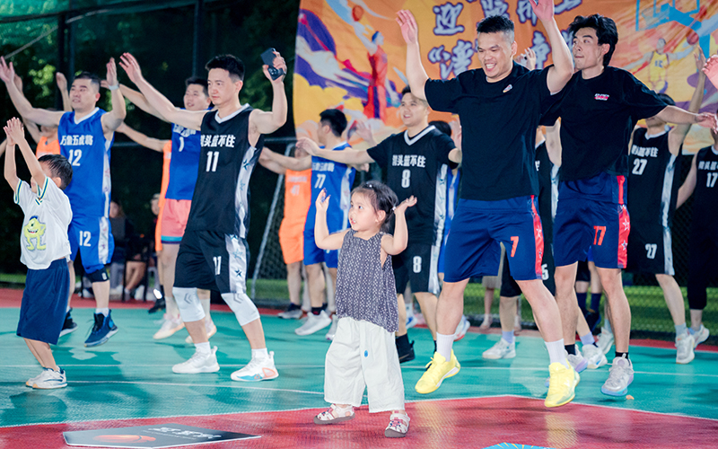 “灣BA”活動現場。甬江街道供圖