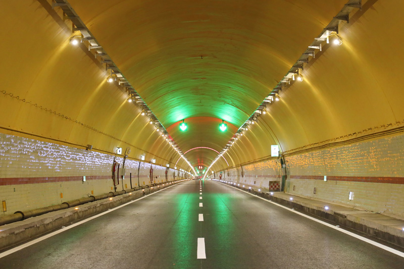 隧道內煥然一新。浙交建設供圖