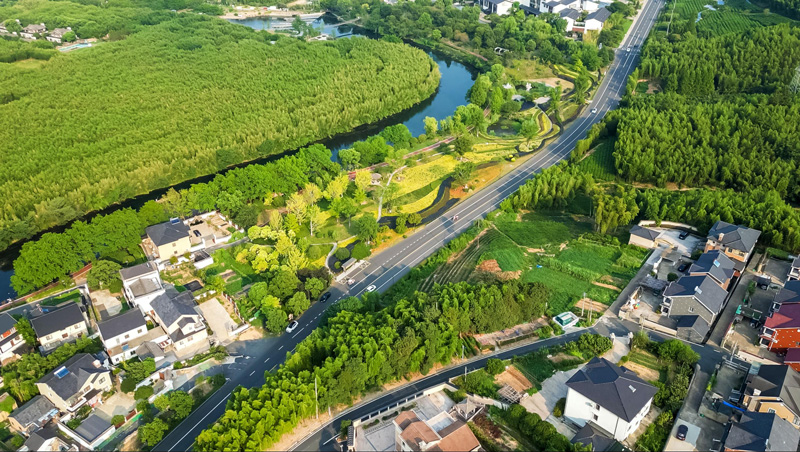 路暢景美。余杭區交通運輸局供圖
