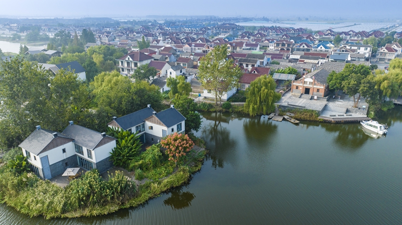 航拍東羅村。史道智攝