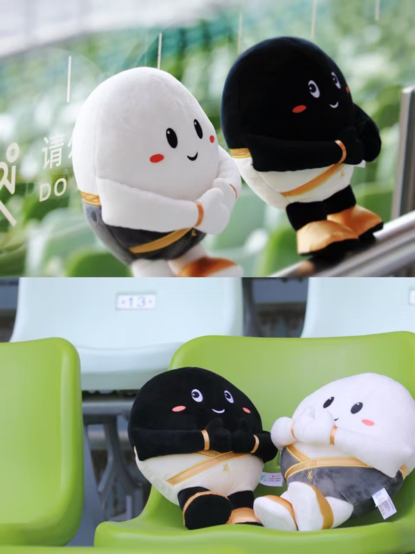 吉祥物“崇崇”“禮禮”。衢州市委宣傳部供圖