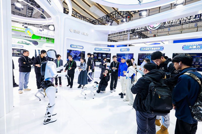 機器人表演。受訪者供圖