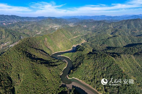 丁家山水庫已經成為旌德縣第二水源地。人民網記者 苗子健攝