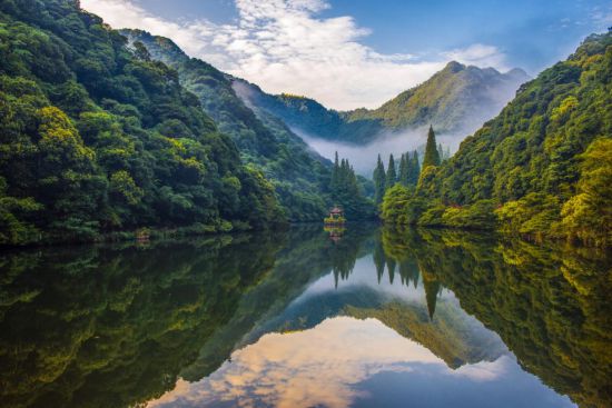 寧海森林溫泉。寧?？h委宣傳部供圖