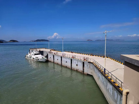 溫州瑞安北龍山陸島交通碼頭通過竣(交)工驗收